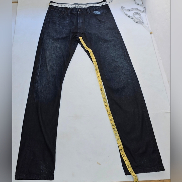 Women's Blue Blood 33/34 Straight Leg Jeans - Picture 6 of 12